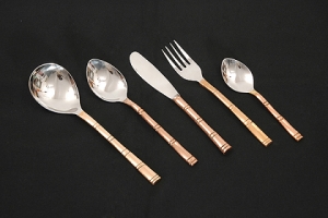 Manufacturers Exporters and Wholesale Suppliers of Curtlery Set of 5 Steel Moradabad Uttar Pradesh Curtlery Set of 5 Steel
